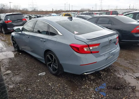 2022 Honda Accord Hybrid Sport из США, поврежденный, VIN 1HGCV3F20NA043622